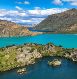 Mou Waho and Lake Wanaka