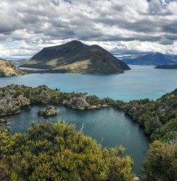 Mou Waho Island, Lake Wanaka New Zealand