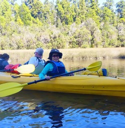 kayaking at okarito lagoon