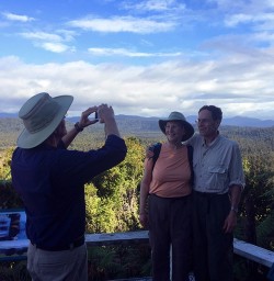 photo time at okarito trig lookout new zealand