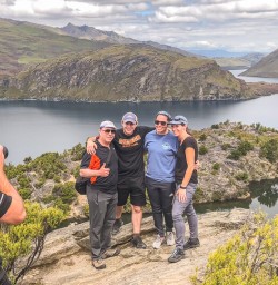 Taking picture at Mou Waho Island, Wanaka Otago New Zealand