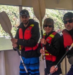 Preparing to Paddle at Milford Sound, Fiordland National Park Southland New Zealand