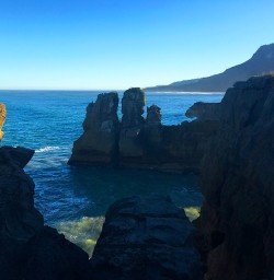Amazing formations at the Pancake Rocks