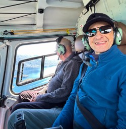Scenic helicopter tour kepler track