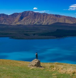 Shades of blue Lake Tekapo
