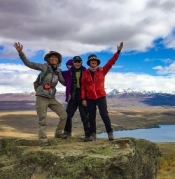 Smiles above Lake Tekapo