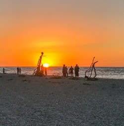 Sunset at Okarito, West Coast New Zealand