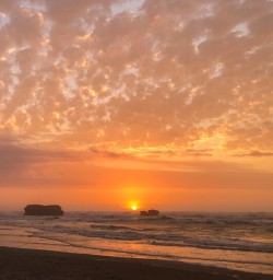 Sunset at West Coast, New Zealand