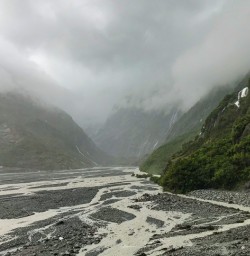 Valley and river at Franz Josef