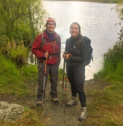 3. Cass and guest at Diamond Lake