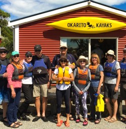 3. Group photo Okarito lagoon