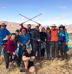 3. Group photo at Mt John