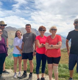 3. Group picture on Crown Range