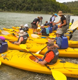 3. Group ready to Kayak