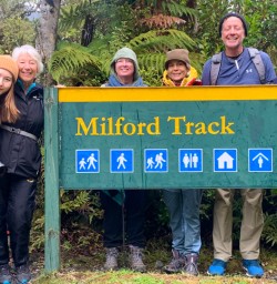 3. Guests at start of Milford Track