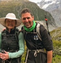Guide Ross and guest Hooker Valley