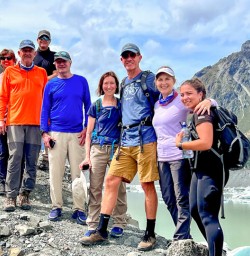3. Guide and guests Hooker Valley