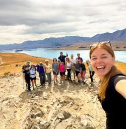 3. Guide selfie with guests Mt John