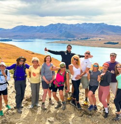 3. Guides and guests at Mt John