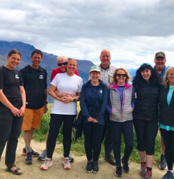 3. Guides and guests on Crown Range