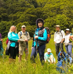 3. Hiking Siberia Valley guide and guests 