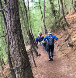 3. Hiking to Mt John
