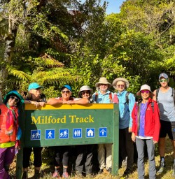 3. Milford Track group at start