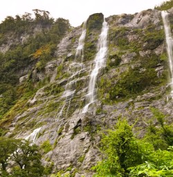 3. Milford Track waterfall views