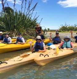 3. Okarito Lagoon guest ready to kayak