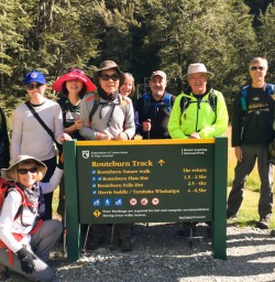 3. Whole group on Routeburn Track start