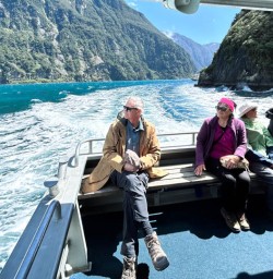 Milford sound boat journey