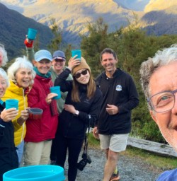 3.5 Guest selfie cheers Milford Road