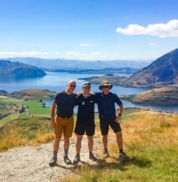 3. Guide and two guests Rocky Mountain Wanaka