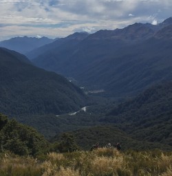 Above the Key Summit Lookout Trail, Otago New Zealand
