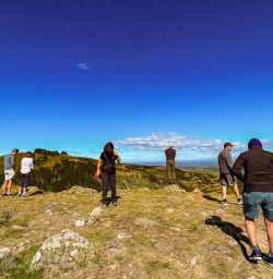 4 All the shades of blue at Godley Head
