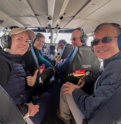 Flight into Mount Aspiring National Park
