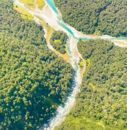 Fork in the river Siberia Valley window view