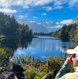 Lake Matheson hiking adventure 