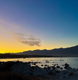 Sunrise in Kaikoura.