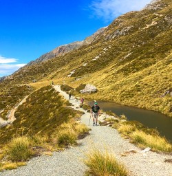 Sealy Tarns in the Aoraki/Mt Cook National Park.