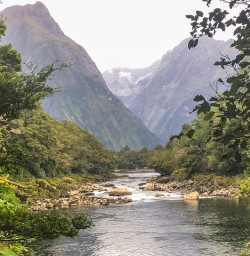 Arthur River, Milford Track Fiordland Southland New Zealand