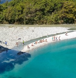 Blue pools Makarora Valley