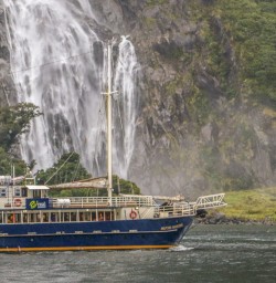 Boat Tour at Milford Sound, Fiordland National Park Southland New Zealand