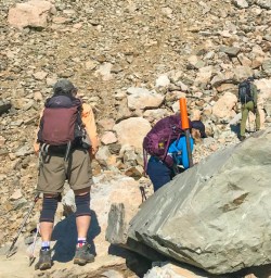 Boulders on Mueller ridge