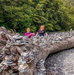 Carins at Haast Pass, West Coast New Zealand