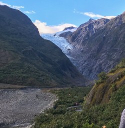 Couple at Franz Josef Glacier, West Coast New Zealand