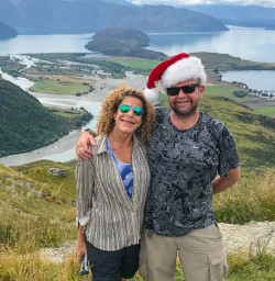 Couple up Rocky Mountain Wanaka