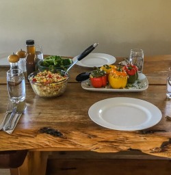 Dinner at Okarito, West Coast New Zealand