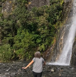 Falls at Franz Josef Glacier, West Coast New Zealand