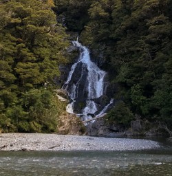 Fantail falls, Haast Pass West Coast New Zealand